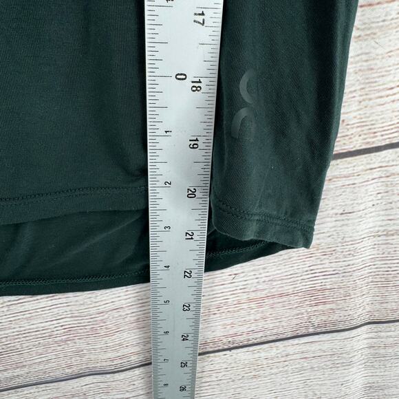 On Cloud Active-T Breathe Open Back Running Shirt Womens XS Green - Picture 8 of 8